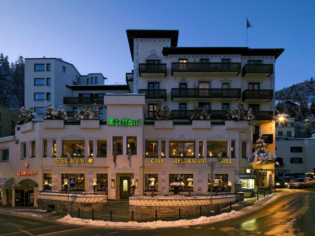 Hotel Steffani St. Moritz Exterior foto